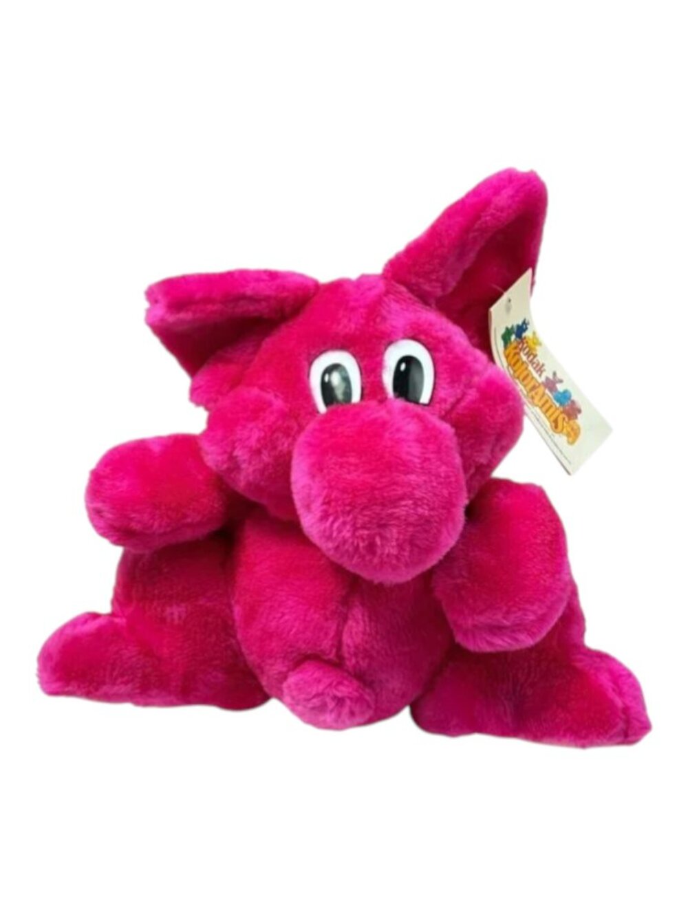 Kodak Kolorkins Plush Doll Hot Pink Kitzi‎ 10 inch 1989 Canada Promotion